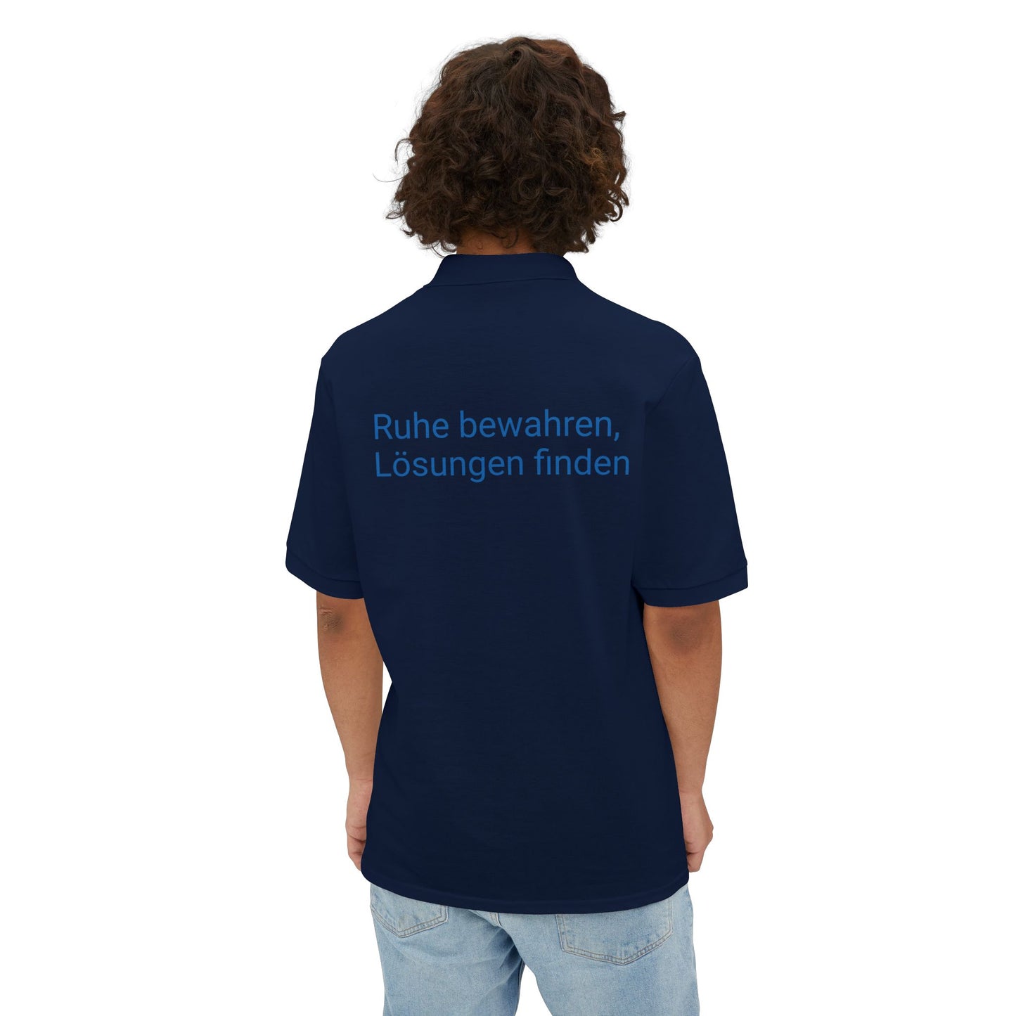 Männer polo Logo JS Deeskalationstraining