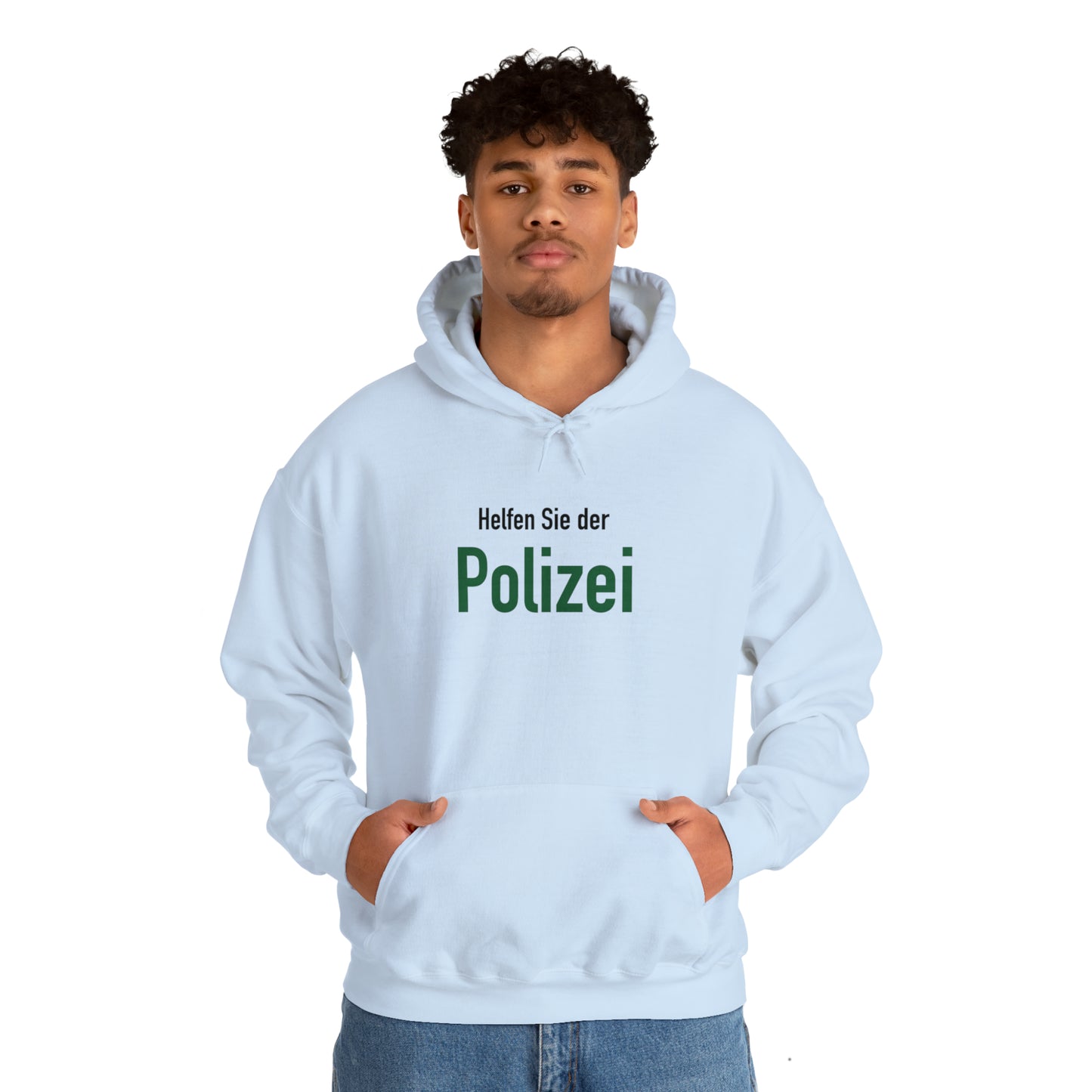 Unisex Heavy Blend™ Hooded Sweatshirt (Helfen Sie der Polizei)