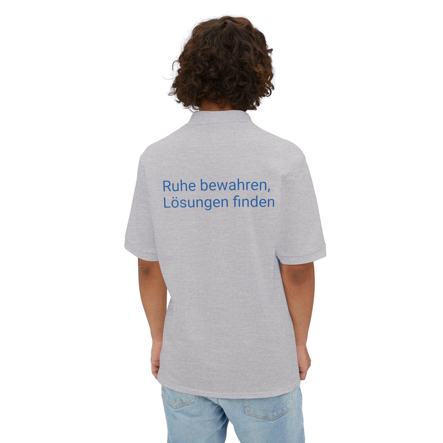 Männer polo Logo JS Deeskalationstraining