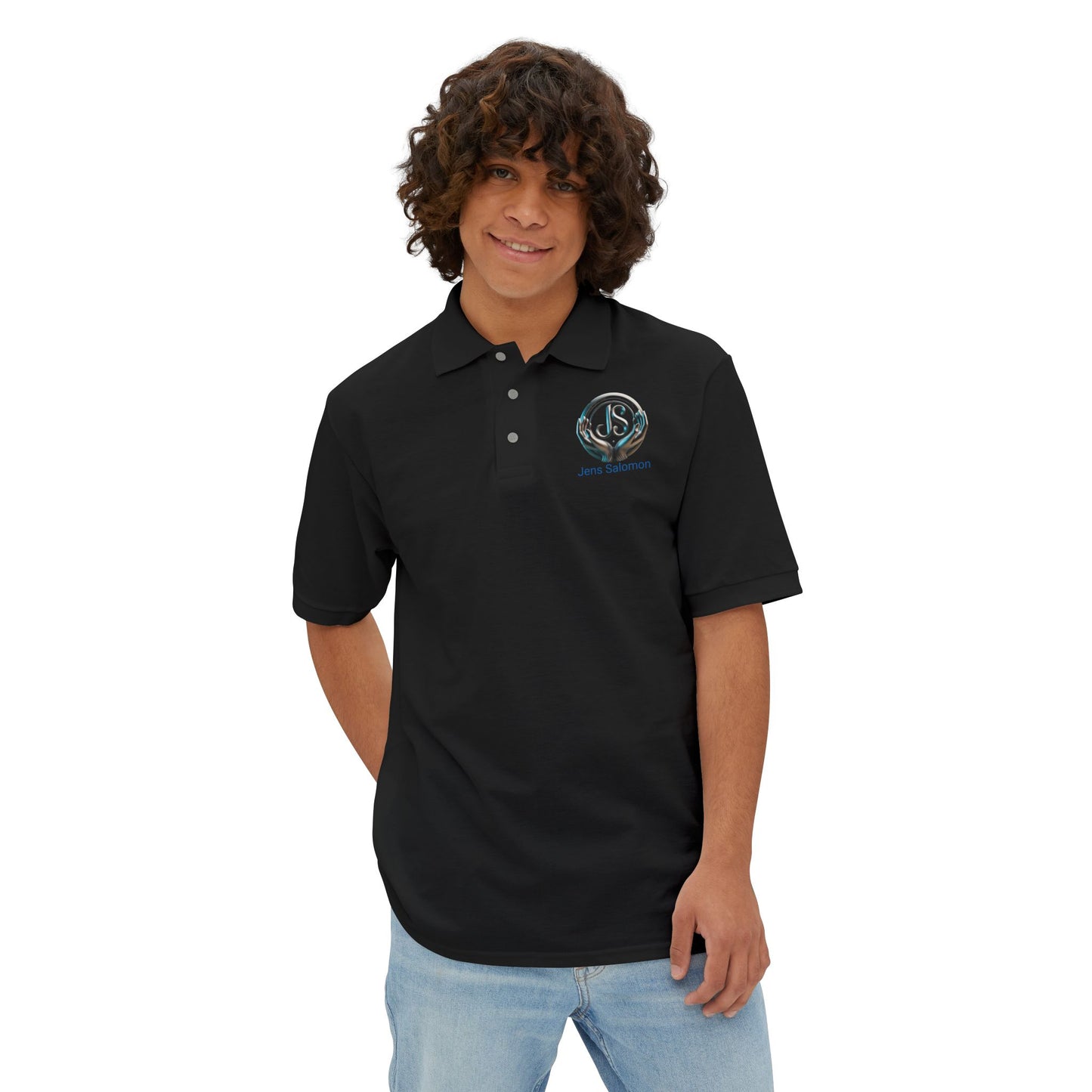 Männer polo Logo JS Deeskalationstraining