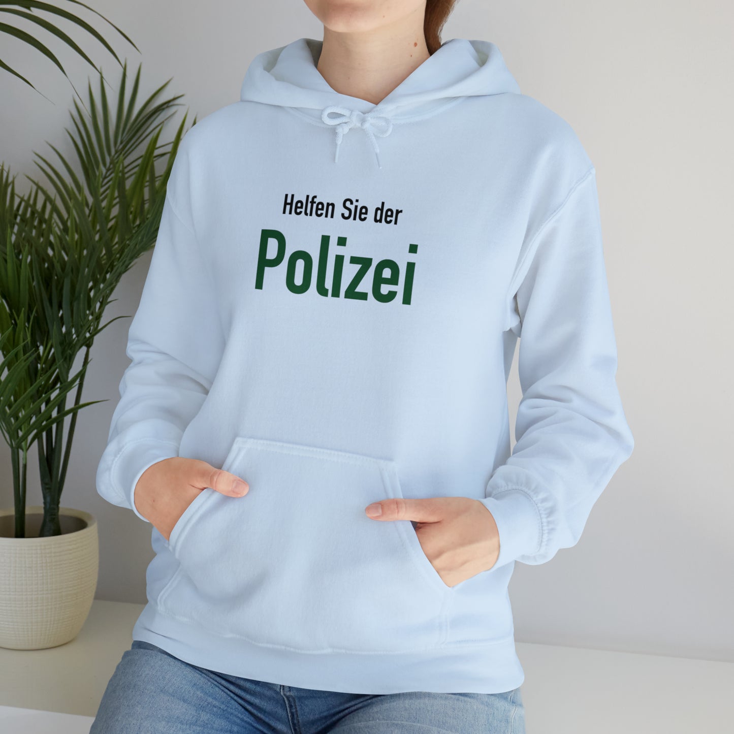 Unisex Heavy Blend™ Hooded Sweatshirt (Helfen Sie der Polizei)