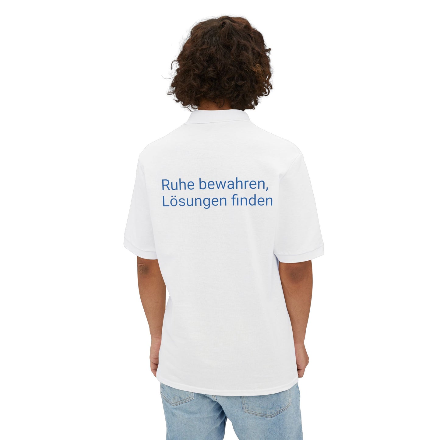 Männer polo Logo JS Deeskalationstraining