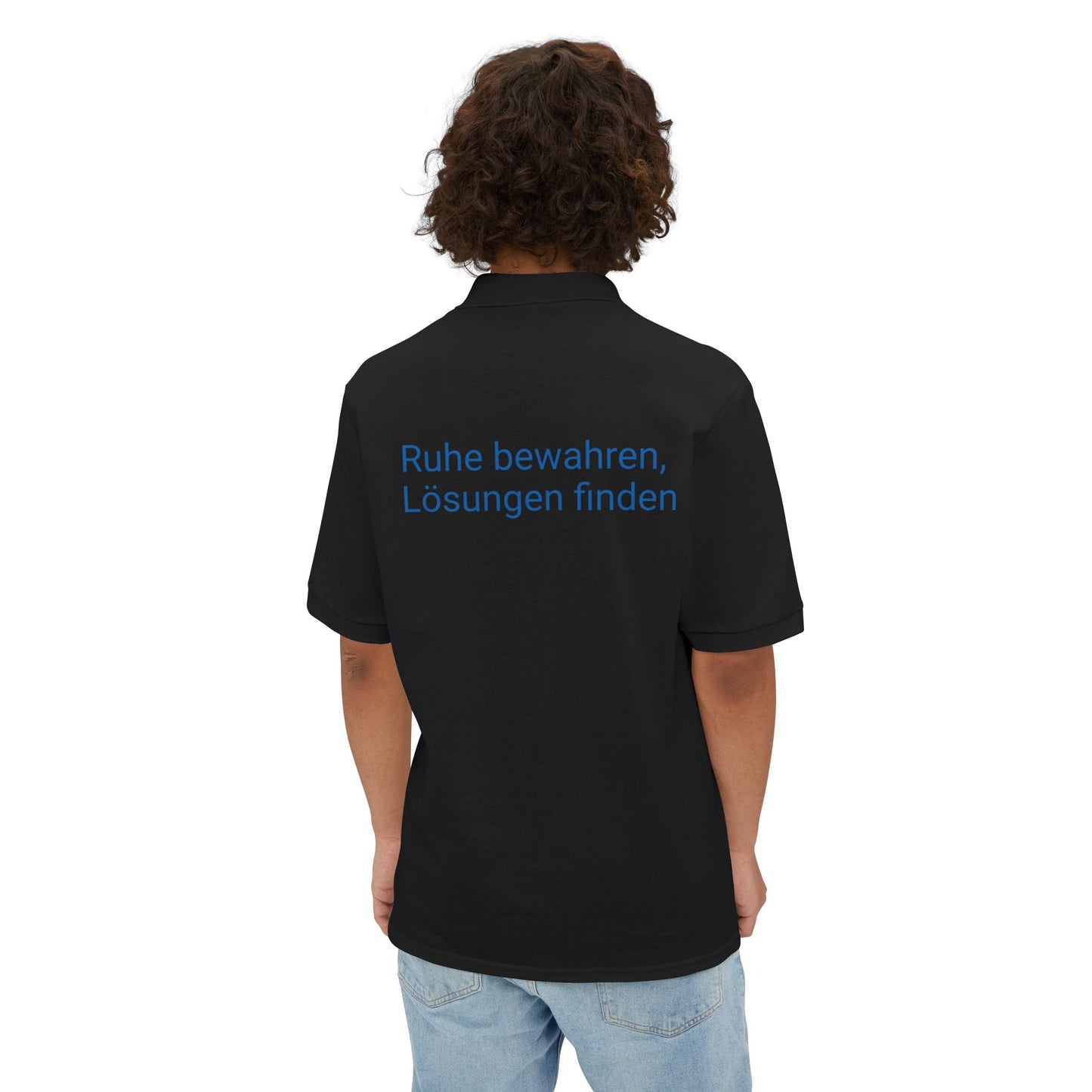 Männer polo Logo JS Deeskalationstraining