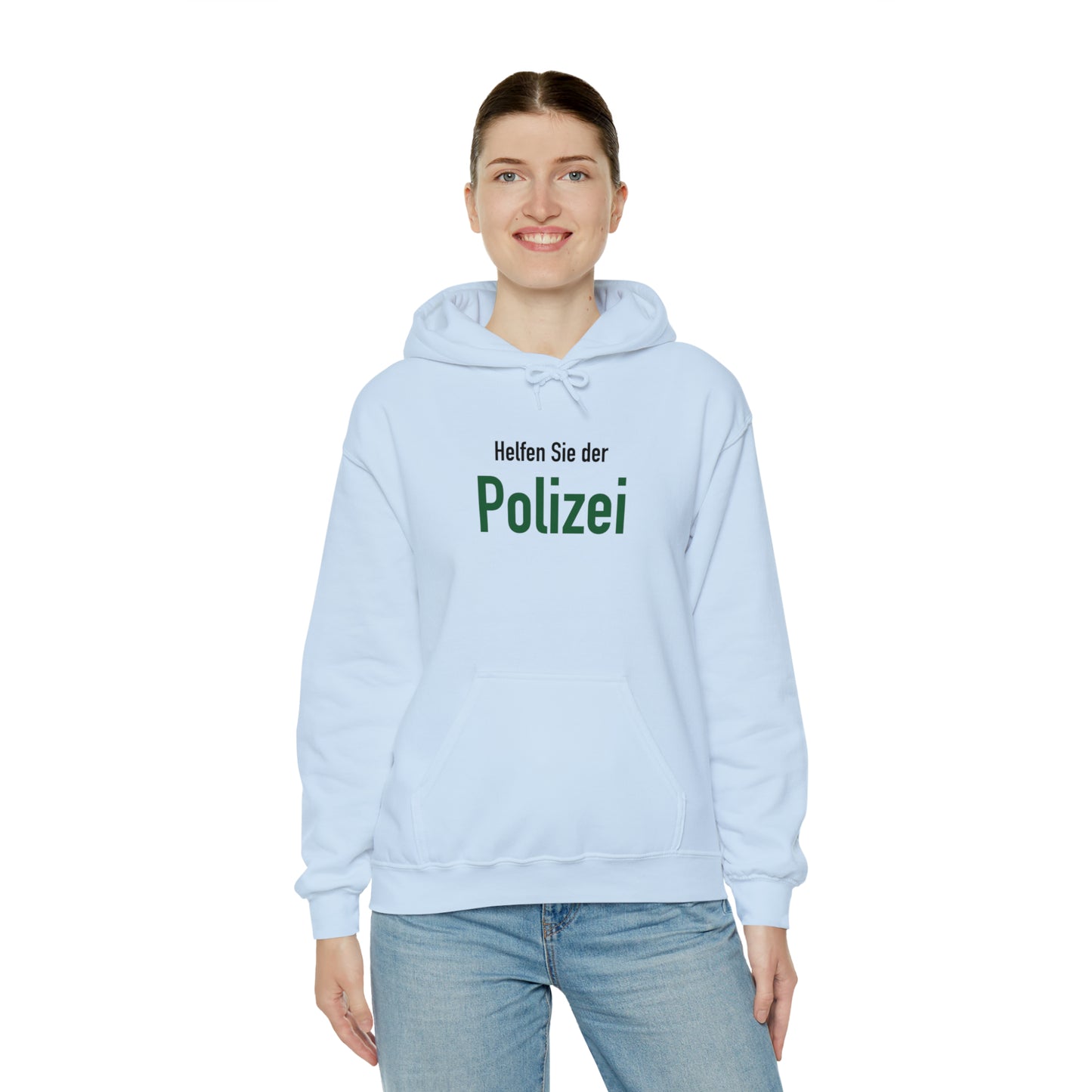 Unisex Heavy Blend™ Hooded Sweatshirt (Helfen Sie der Polizei)
