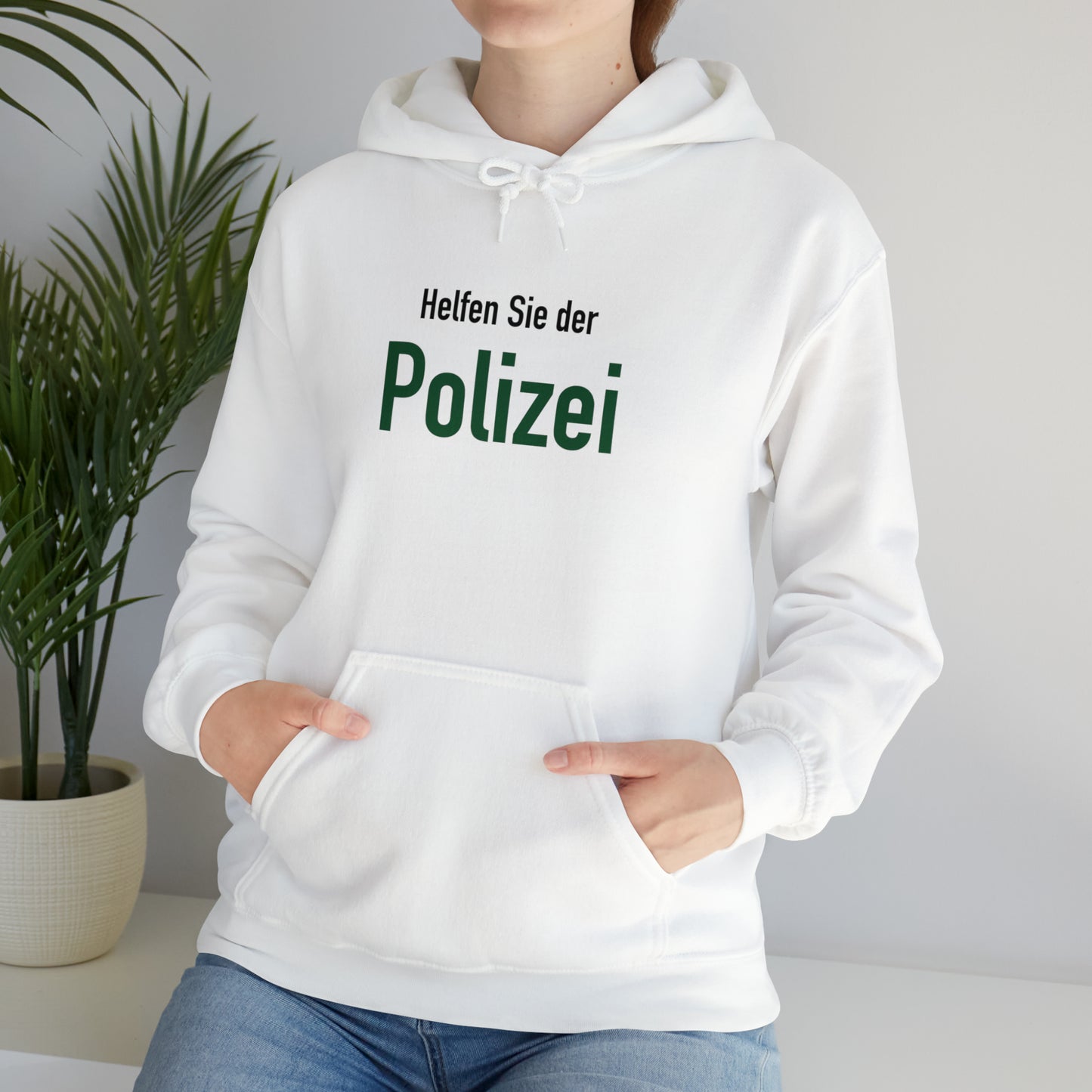 Unisex Heavy Blend™ Hooded Sweatshirt (Helfen Sie der Polizei)