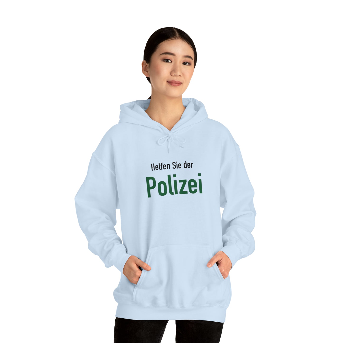 Unisex Heavy Blend™ Hooded Sweatshirt (Helfen Sie der Polizei)