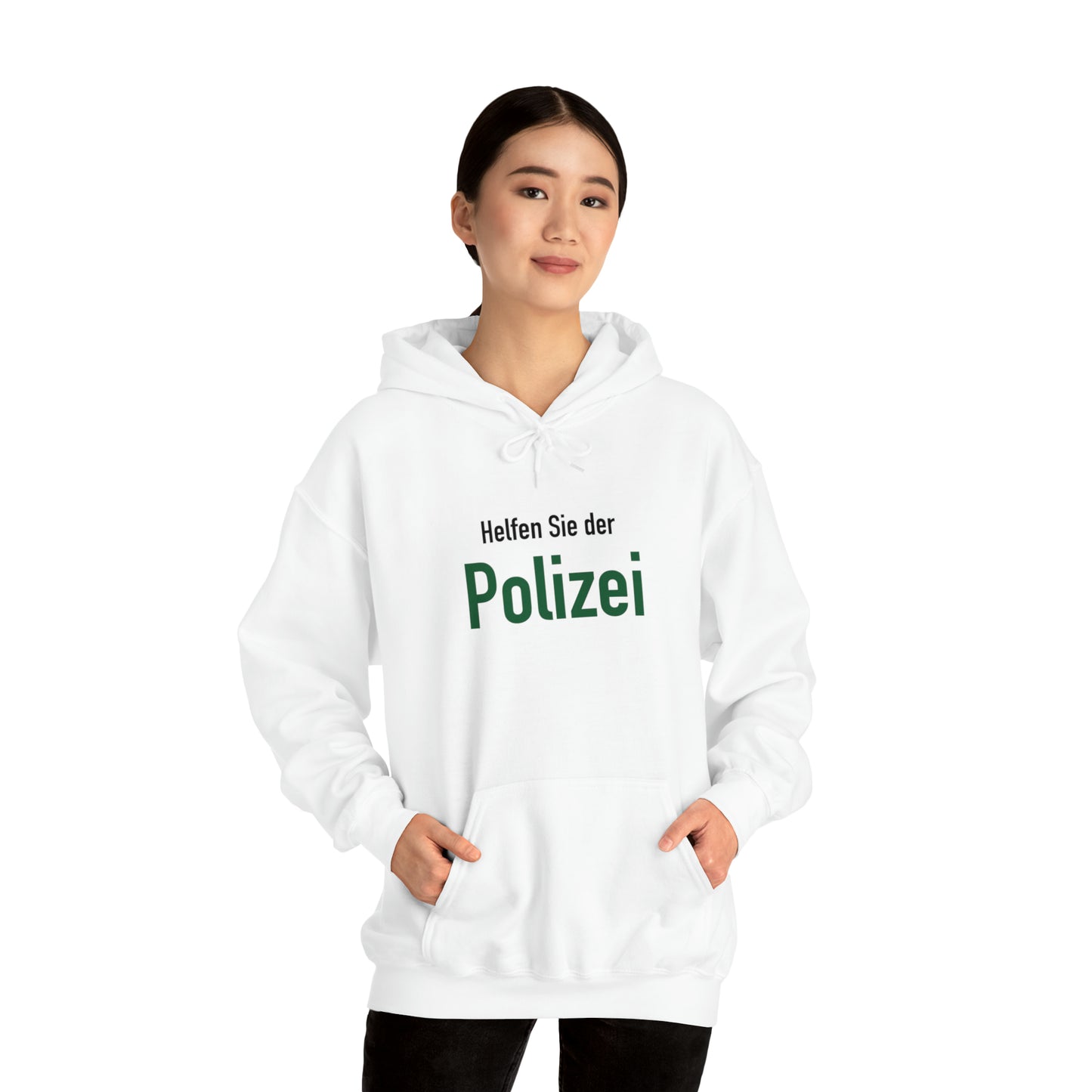 Unisex Heavy Blend™ Hooded Sweatshirt (Helfen Sie der Polizei)
