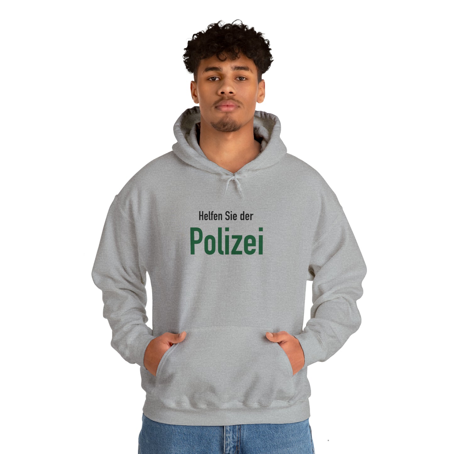 Unisex Heavy Blend™ Hooded Sweatshirt (Helfen Sie der Polizei)