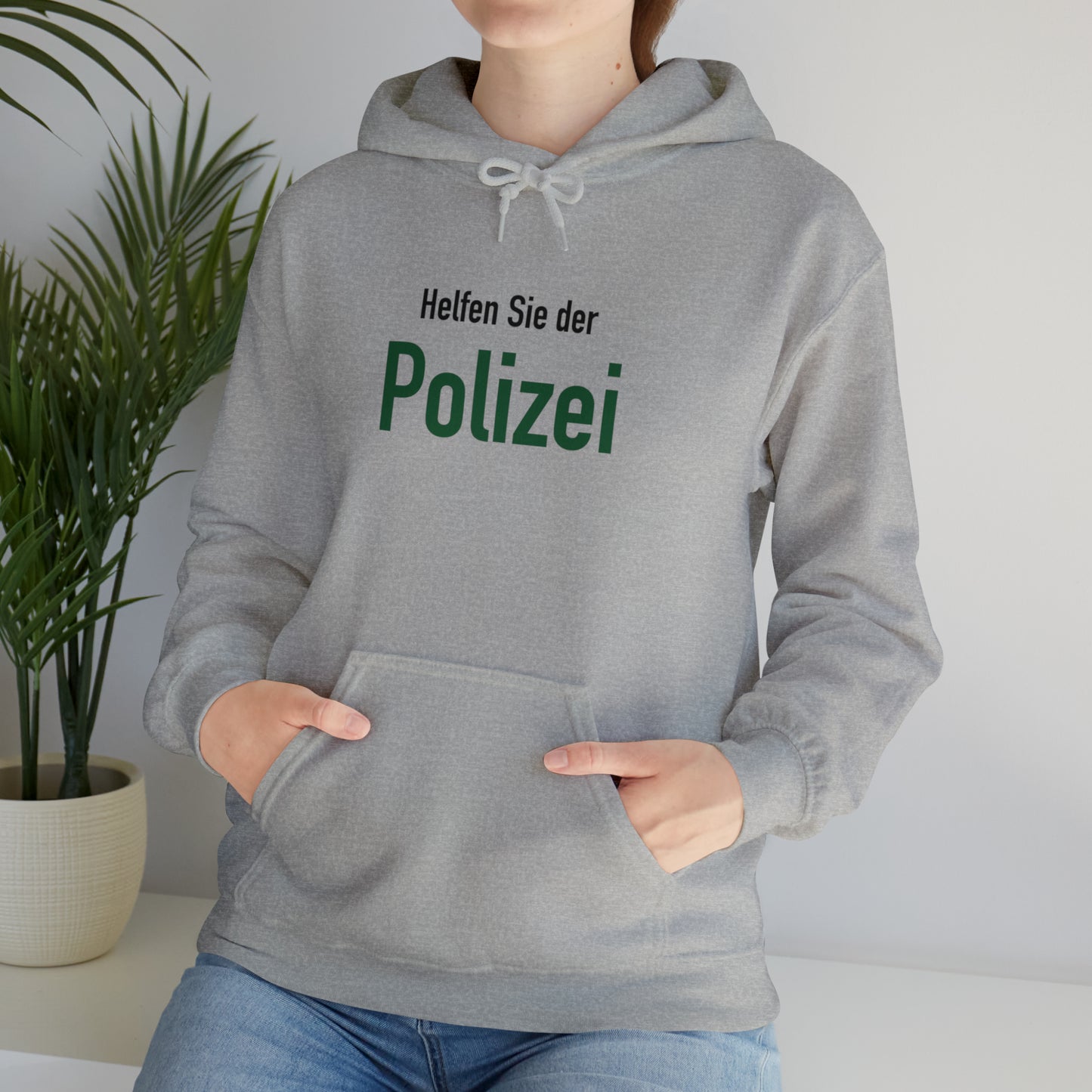Unisex Heavy Blend™ Hooded Sweatshirt (Helfen Sie der Polizei)