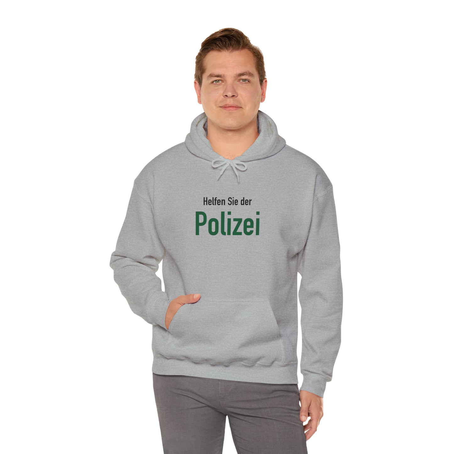 Unisex Heavy Blend™ Hooded Sweatshirt (Helfen Sie der Polizei)