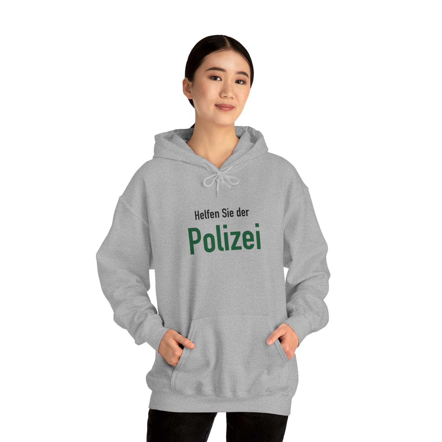 Unisex Heavy Blend™ Hooded Sweatshirt (Helfen Sie der Polizei)