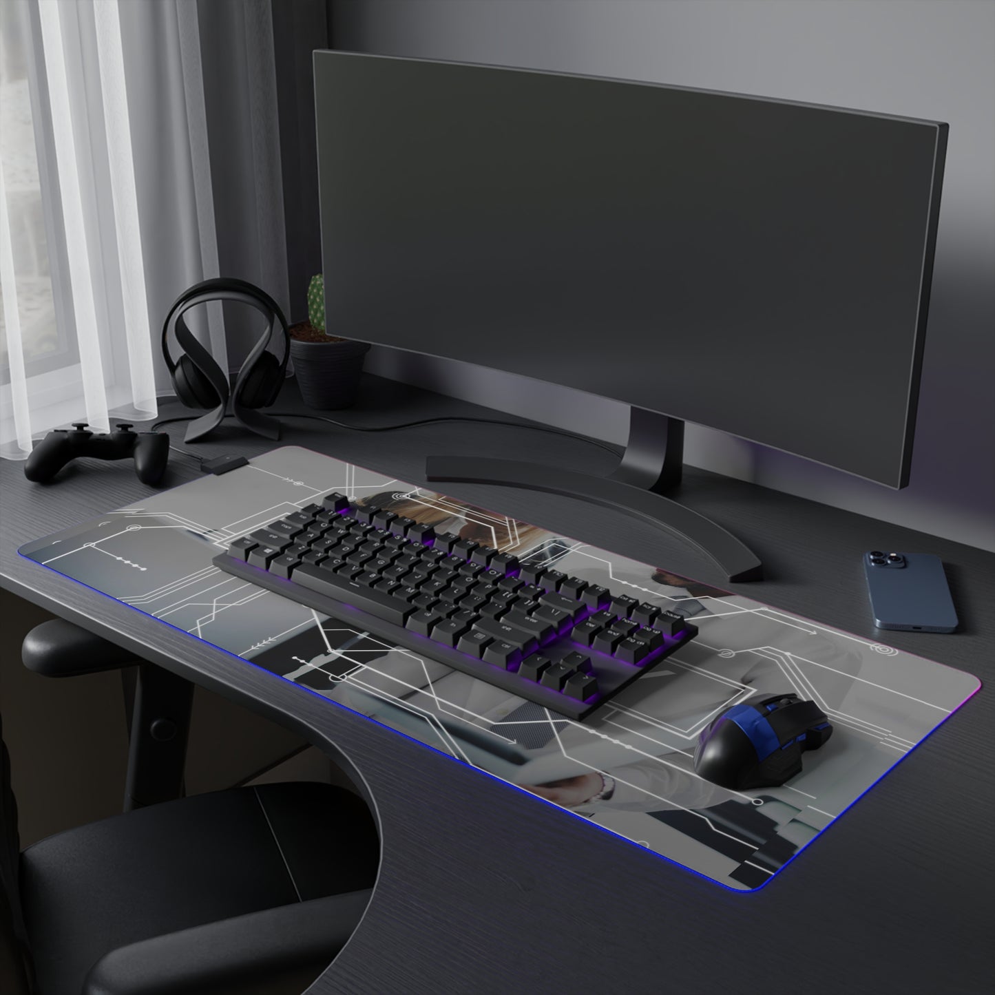 LED Gaming Mouse Pad