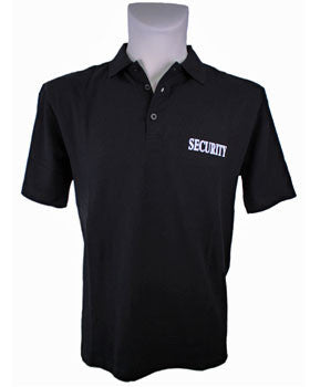 Security Polo-Shirt schwarz