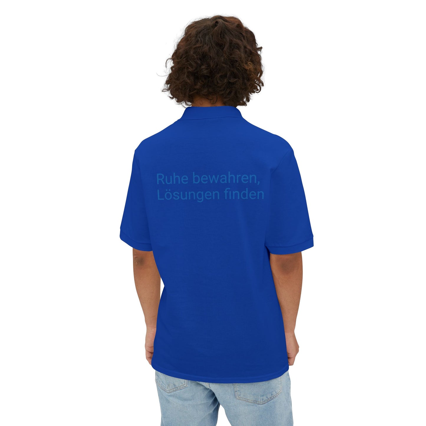Männer polo Logo JS Deeskalationstraining