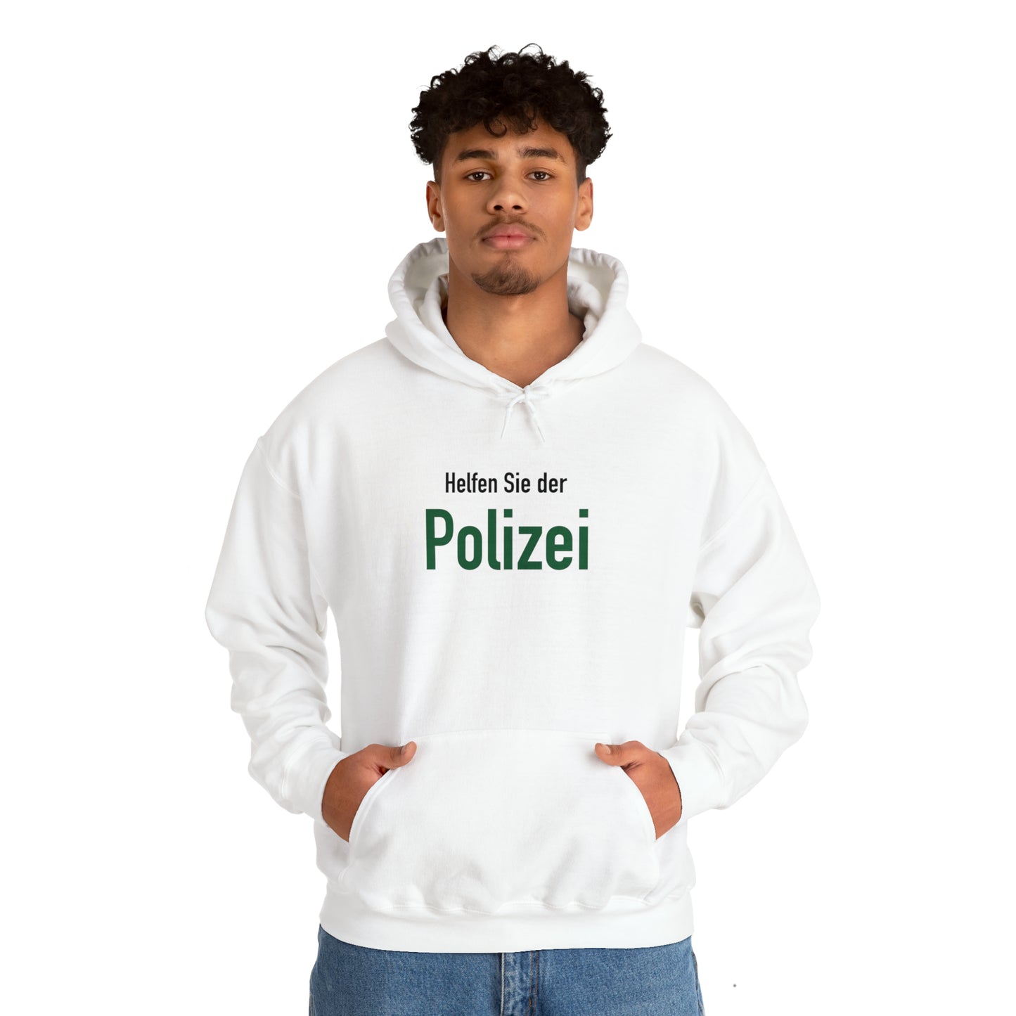Unisex Heavy Blend™ Hooded Sweatshirt (Helfen Sie der Polizei)
