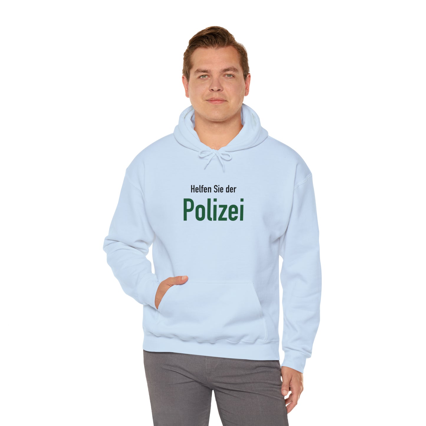 Unisex Heavy Blend™ Hooded Sweatshirt (Helfen Sie der Polizei)