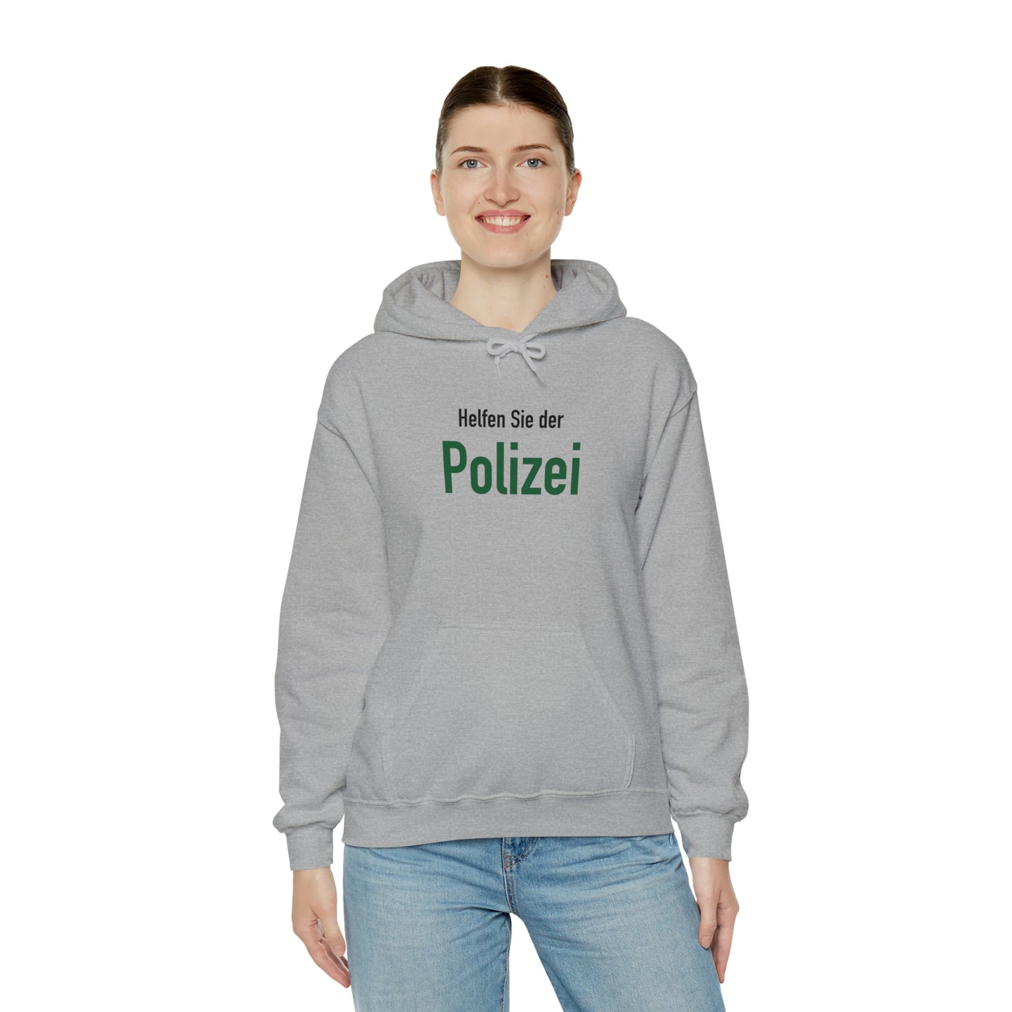 Unisex Heavy Blend™ Hooded Sweatshirt (Helfen Sie der Polizei)