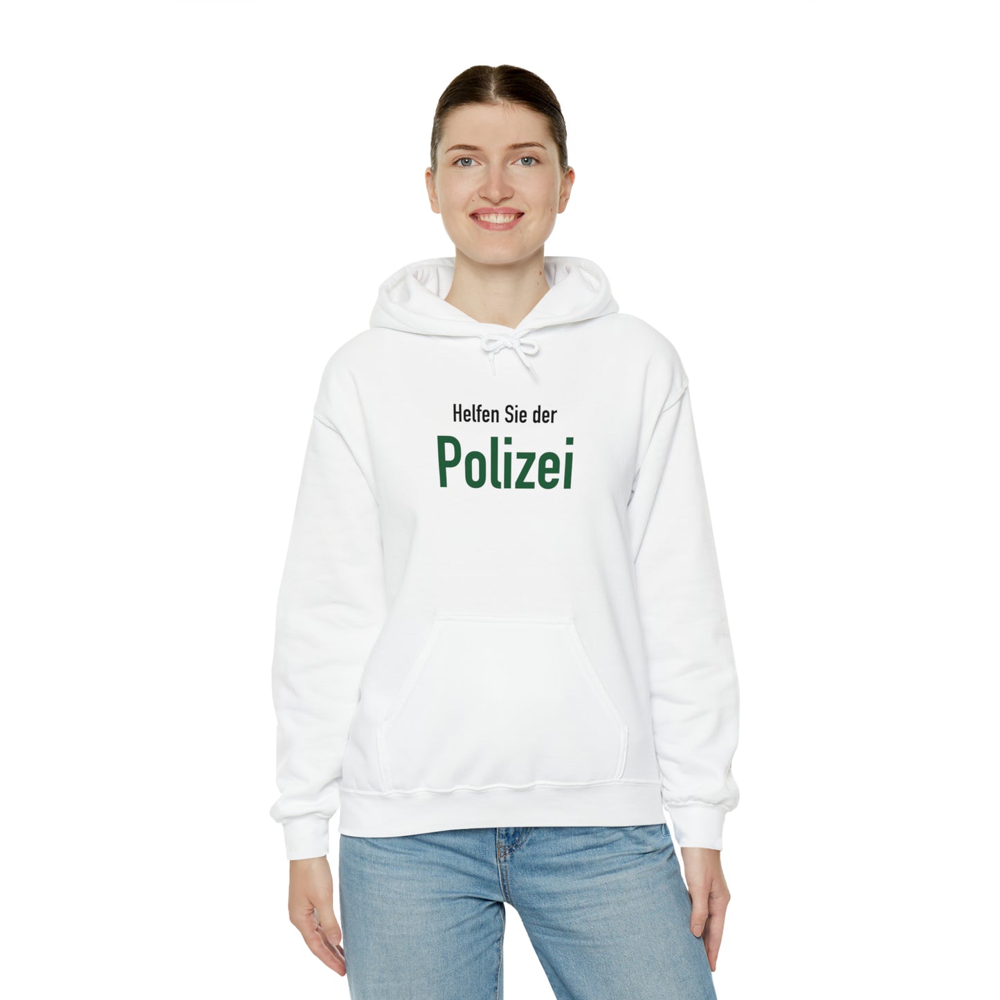 Unisex Heavy Blend™ Hooded Sweatshirt (Helfen Sie der Polizei)