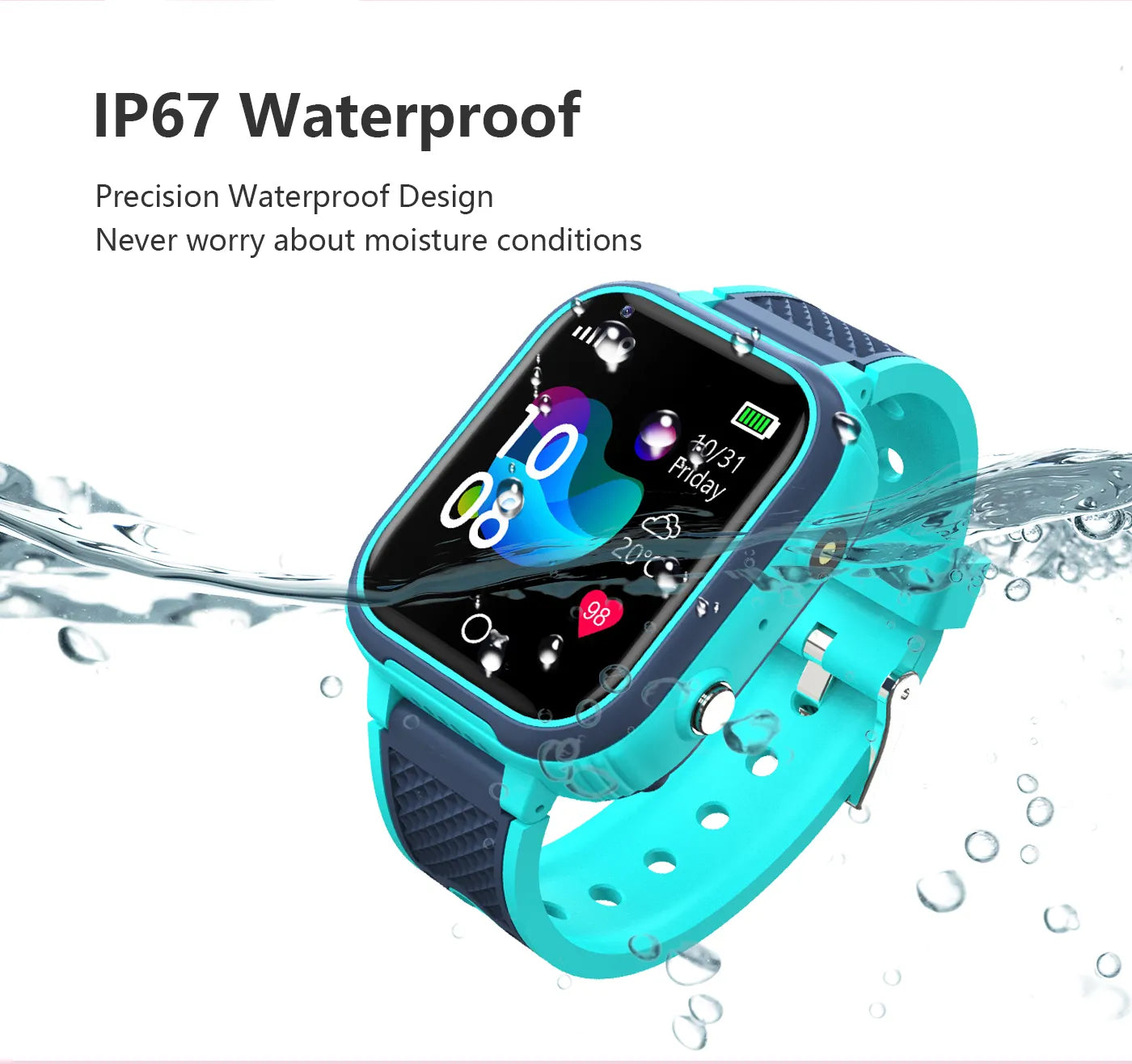 New Smart Watch Kids GPS 4G Wifi LT21 Tracker Waterproof Smartwatch Kids Video Call Phone Watch Call Back Monitor Smartwatch