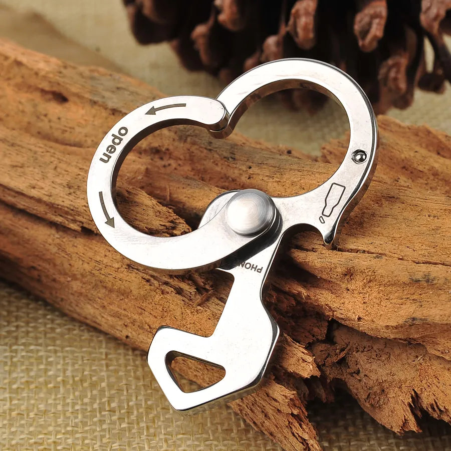 Multifunction Outdoor Camping Hand Tool Fish Survival EDC Gear Mini Pocket Ultra-thin Tactical Wrench Screwdriver Bottle Opener