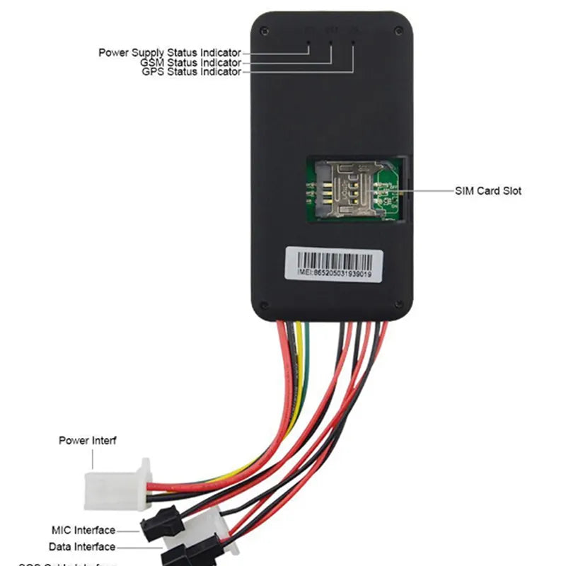 1PCS GPS tracker car GT06 For Vehicle Car ACC Anti-theft Tracker Car Gps Tracker Open Door Alarm SOS Vehicle tracker