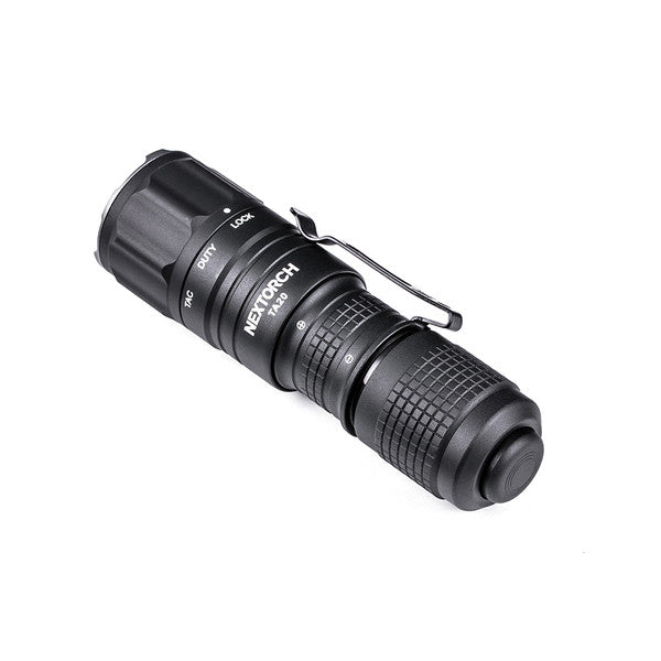 NEXTORCH TA20 Tactical LED Taschenlampe, 1000 Lumen, Kopf mit Nano- Keramik Glasbrecher, Stroboskopfunktion