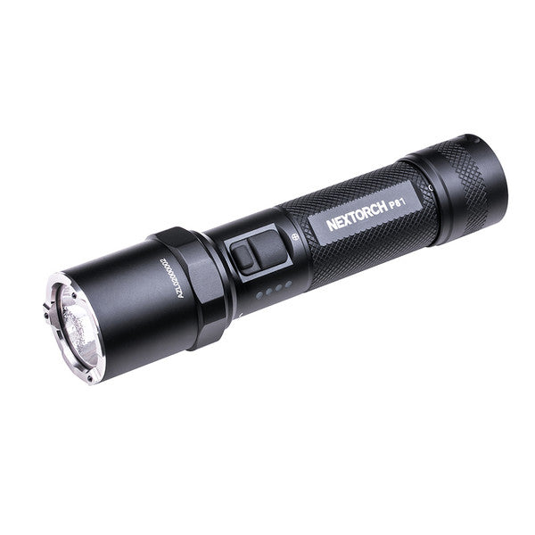 NEXTORCH P81 2.600 Lumen Einsatz LED Taschenlampe, USB-C Akkuladefunktion, Glasbrecher aus Nano-Keramik inkl. 21700 Li-Ion Akku