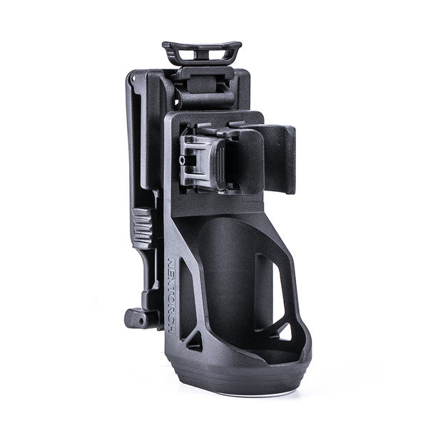 NEXTORCH V51 Taktisches Taschenlampen Holster - 360 Grad drehbar, Schnellverschluss, Gürtelclip mit Breitenreduktion