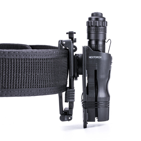 NEXTORCH V61 Taschenlampen Holster - 360 Grad drehbar, Gürtelclip mit Breitenreduktion