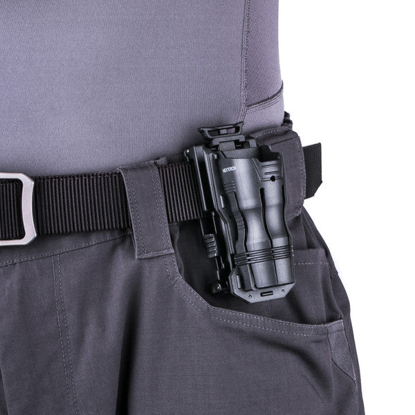 NEXTORCH V61 Taschenlampen Holster - 360 Grad drehbar, Gürtelclip mit Breitenreduktion
