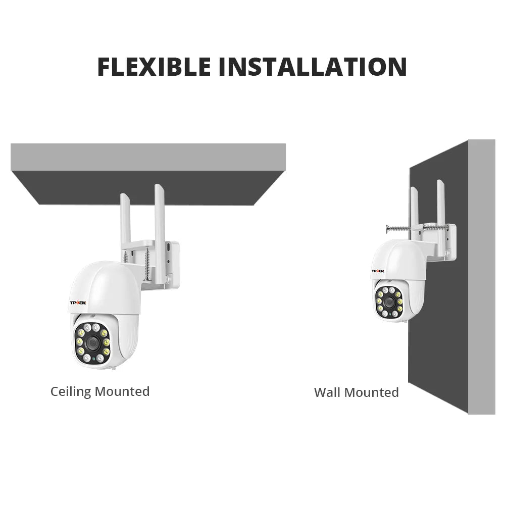 5MP WiFi Camera PTZ Security Surveillance IP Camera 2MP Wi-Fi CCTV Motion Tracking Color Night Vision CamHi CamHipro Cam