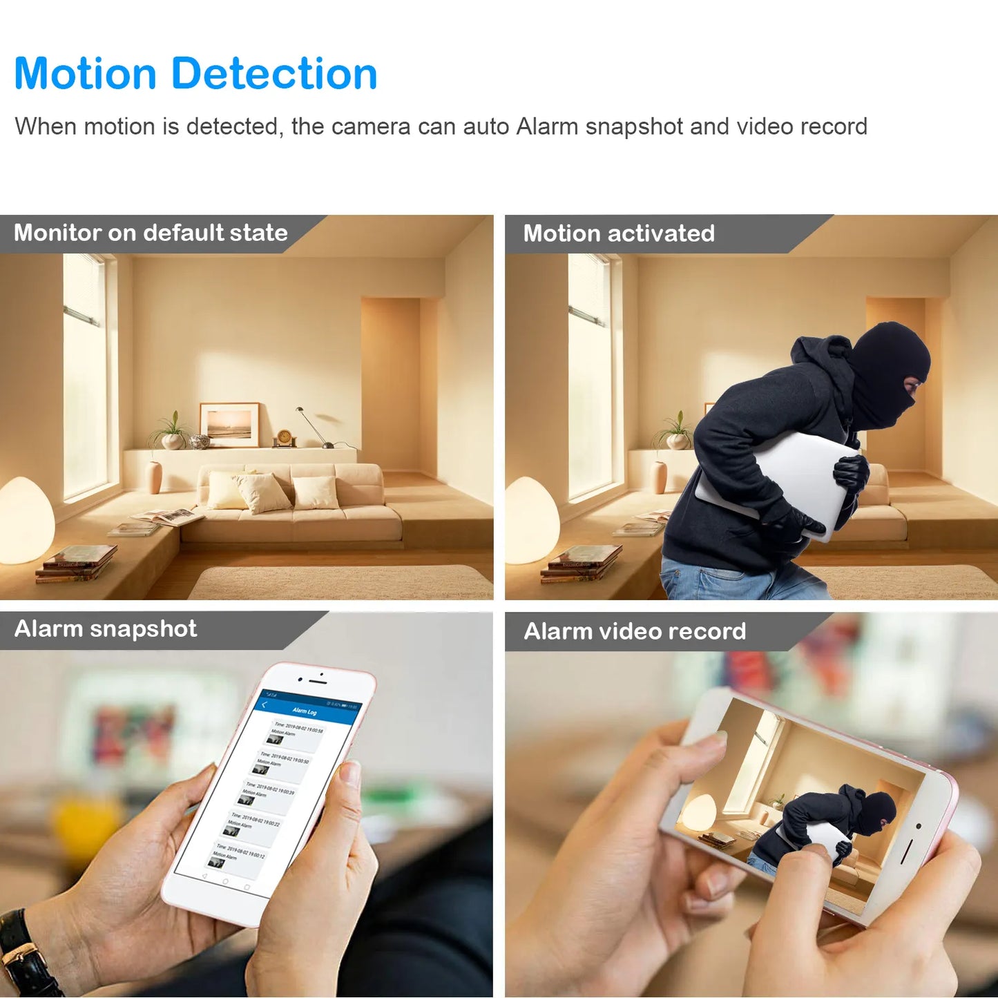 WIFI Network Webcam IP P2P Cam HD Mini DIY Wide Angle Lens Wireless Module Motion Activated Surveillance Camera Support TF Card