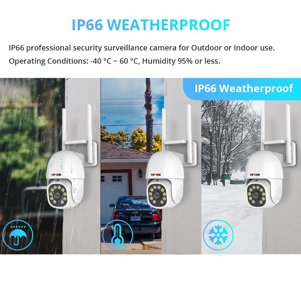 5MP WiFi Camera PTZ Security Surveillance IP Camera 2MP Wi-Fi CCTV Motion Tracking Color Night Vision CamHi CamHipro Cam