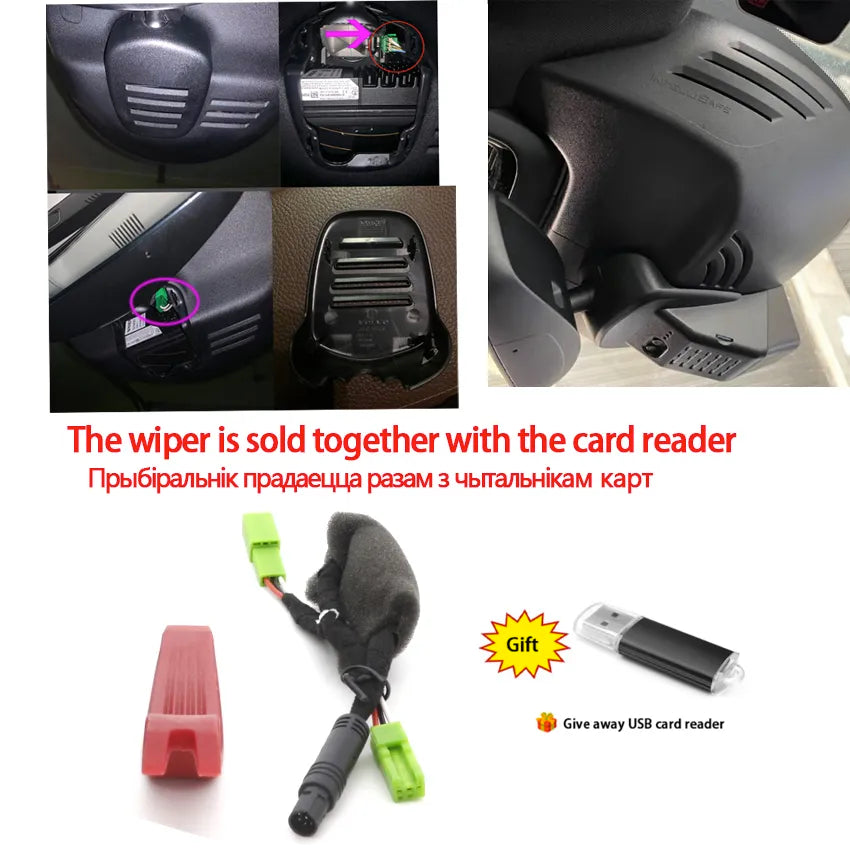 Plug and play Dash Cam for Volvo XC40 XC60 XC90 S60 V60 S90 V90 V40 S80 XC70 Car Dvr UHD Mini Camera WiFi Driving Recorder