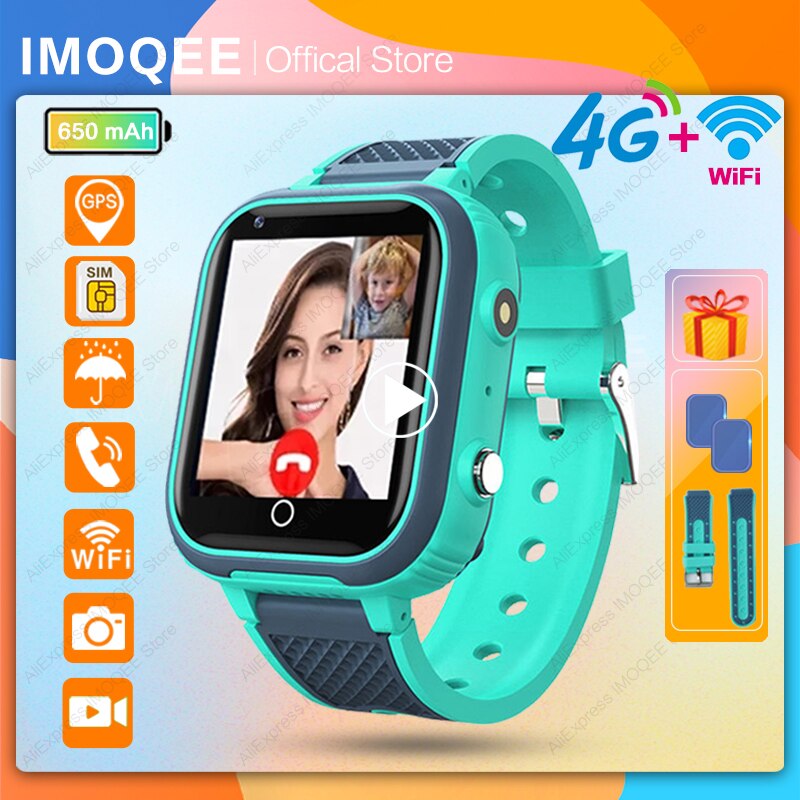 New Smart Watch Kids GPS 4G Wifi LT21 Tracker Waterproof Smartwatch Kids Video Call Phone Watch Call Back Monitor Smartwatch