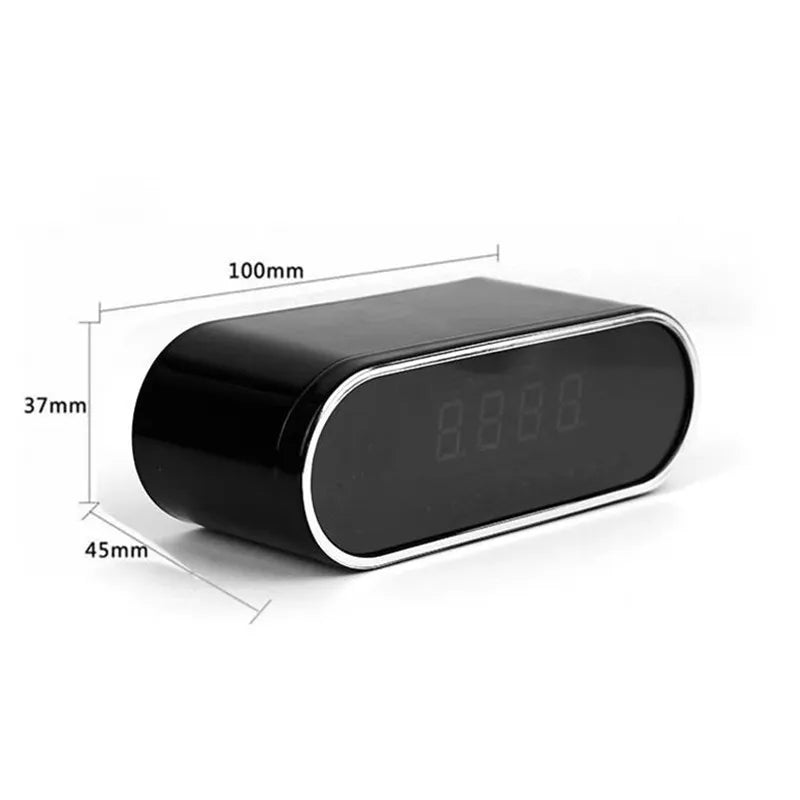 Wireless WiFi Camera Full HD 1080P Clock Mini Cameras Security Monitor Video Recorder Nanny Cam 140 Angle Night Vision hidden tf