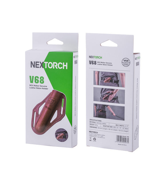 NEX V68 Leder Holster für Einsatzstöcke der Walker Serie