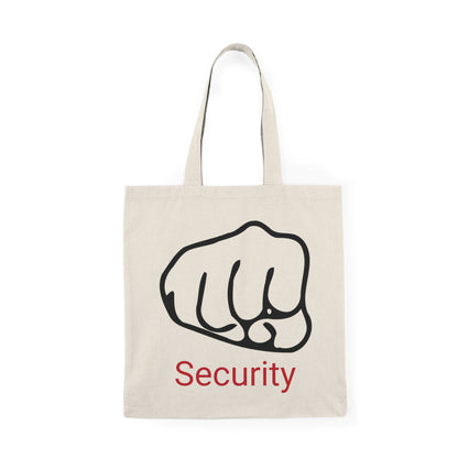 Natürliche Tragetasche "Schlagfertiger Security"