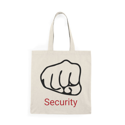 Natürliche Tragetasche "Schlagfertiger Security"