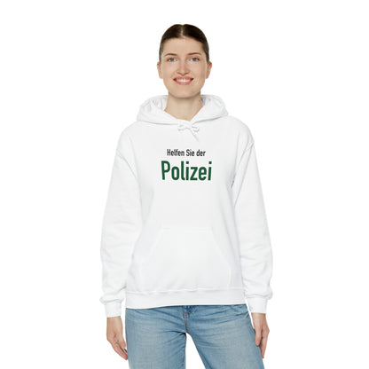 Unisex Heavy Blend™ Hooded Sweatshirt (Helfen Sie der Polizei)