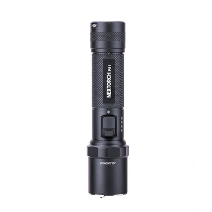 NEXTORCH P81 2.600 Lumen Einsatz LED Taschenlampe, USB-C Akkuladefunktion, Glasbrecher aus Nano-Keramik inkl. 21700 Li-Ion Akku