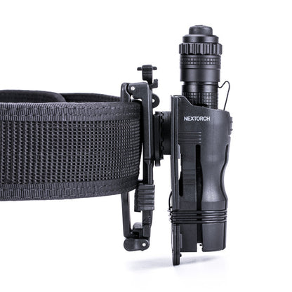 NEXTORCH V61 Taschenlampen Holster - 360 Grad drehbar, Gürtelclip mit Breitenreduktion