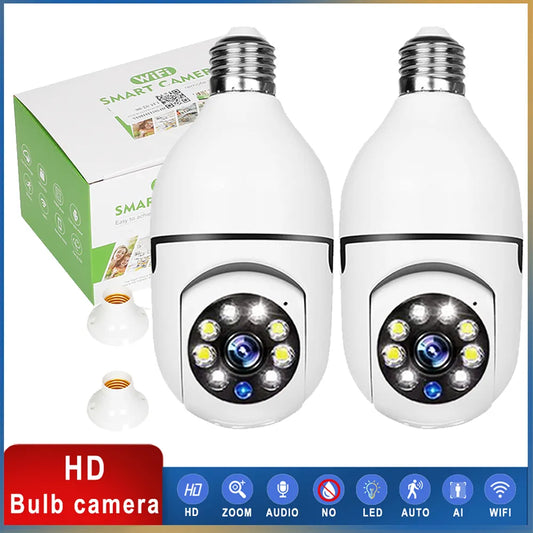 Wifi Camera Bulb 1080P CCTV IWONGOU Lamp Camera 360 Wifi Night Vision with Sd Card Indoor Home Cam