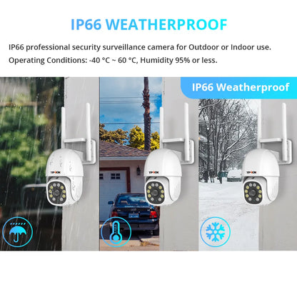 5MP WiFi Camera PTZ Security Surveillance IP Camera 2MP Wi-Fi CCTV Motion Tracking Color Night Vision CamHi CamHipro Cam