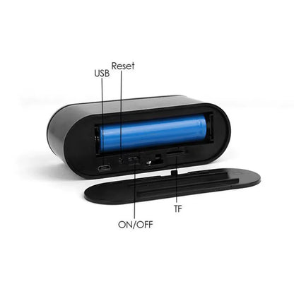 Wireless WiFi Camera Full HD 1080P Clock Mini Cameras Security Monitor Video Recorder Nanny Cam 140 Angle Night Vision hidden tf